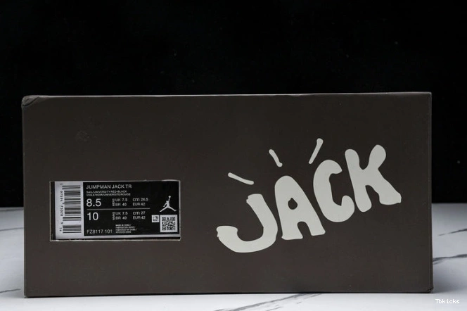 Rep TBK x Jack FZ8117-101 Scott Red Travis Jordan Jumpman TR University 0713